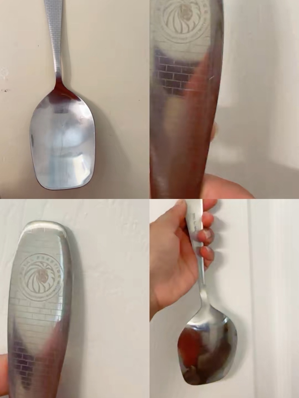 Stainless Steel Serving Spoon - Silver